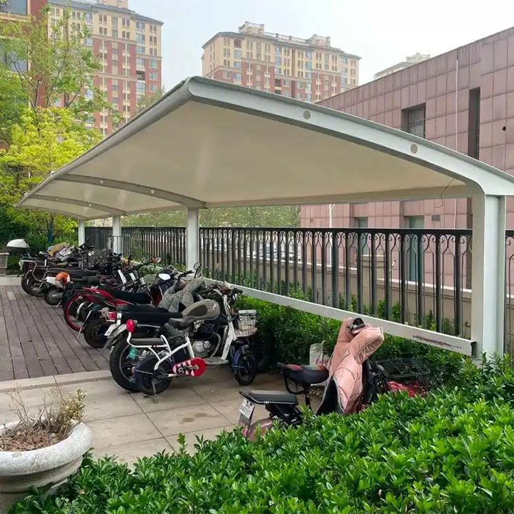 西宁膜结构电动车棚